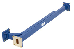 WR-51 20 dB Directional Waveguide Broadwall Coupler, Square Cover Flange, E-Plane Coupled Port, 15 GHz to 22 GHz