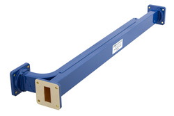 WR-112 30 dB Directional Waveguide Broadwall Coupler, UG-51/U Square Cover Flange, E-Plane Coupled Port, 7.05 GHz to 10 GHz