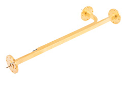 PEWCP1079-10 - WR-22 Waveguide 10 dB Coupler, UG-383/U Round Cover Flange, 33 GHz to 50 GHz, Copper