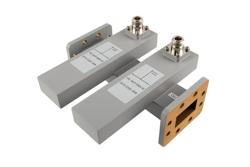 PEWCP1090N-30 - WR-159 Waveguide 30 dB Dual Directional Crossguide Coupler, CPR-159F, N Female Coupling Ports, 4.64 GHz to 7.05 GHz, Aluminum