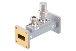 PEWCP1100N-40 - WR-90 Waveguide 40 dB Loop Coupler, UG Cover Flange, N Female Coupled Port, 8.2 GHz to 12.5 GHz, Aluminum