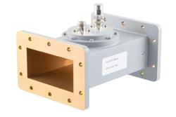 PEWCP1106N-50 - WR-430 Waveguide 50 dB Loop Coupler, CPR430F Flange, N Female Coupled Port, 1.72 GHz to 2.61 GHz, Aluminum