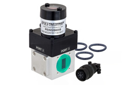 PEWGS6008 - WR-62 Waveguide Electromechanical Relay SPDT/DPDT Latching Switch, Ku Band 18 GHz, 2,000 Watts, UG-419/U Square Cover, 28V, Self Cut Off