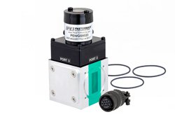 WR-112 Waveguide Electromechanical Relay SPDT Latching TTL Switch, X Band 10 GHz Max Frequency, 7,000 Watts, UG-51/U Square Cover Flange