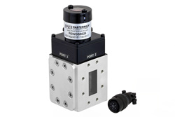 WR-137 Waveguide Electromechanical Relay SPDT Latching Switch, C Band 8.2 GHz Max Frequency, 12,000 Watts, CPR-137F Flange