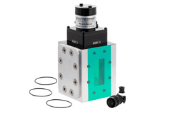 PEWGS6029 - WR-187 Waveguide Electromechanical Relay SPDT/DPDT Latching Switch, C Band 5.85 GHz, 22,000 Watts, CPR Flat, 28V, TTL Logic, Self Cut Off