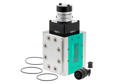 PEWGS6031 - WR-187 Waveguide Electromechanical Relay SPDT/DPDT Latching Switch, C Band 5.85 GHz, 22,000 Watts, CPR Flat, 12V, TTL Logic, Self Cut Off