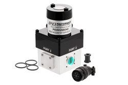 PEWGS6040 - WR-34 Waveguide Electromechanical Relay SPDT/DPDT Latching Switch, Ka Band 33 GHz, 620 Watts, UG Cover, 28V, Self Cut Off, Set Indicators