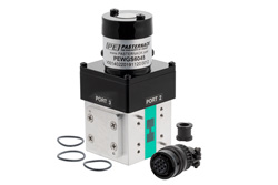 WRD-650 Double Ridge Waveguide SPDT/DPDT Latching Relay Switch, 6.5 GHz to 18 GHz Frequency Band, 8,500 Watts, UG Cover, 28V, TTL