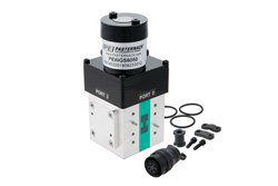 WRD-750 Double Ridge Waveguide SPDT/DPDT Latching Relay Switch, 7.5 GHz to 18 GHz Frequency Band, 8,500 Watts, UG Cover, 12V, Self Cut Off