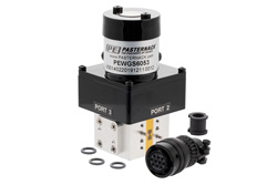 WRD-180 Double Ridge Waveguide SPDT/DPDT Latching Relay Switch, 18 GHz to 40 GHz Frequency Band, 2,000 Watts, UG Cover, 28V, TTL