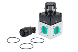 PEWGS6062 - WR-90 Waveguide Electromechanical Relay SPDT/DPDT Failsafe Switch, X Band 12.4 GHz, 5,000 Watts, UG O-Ring, 12V, TTL Logic, Window Indicator