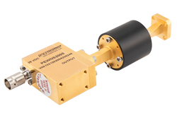 PEWNS2000 - Precision Calibrated, Output Isolator WR-28 Waveguide Noise Source Module, Output ENR of 15 dB, +28 VDC, 26.5 GHz to 40 GHz