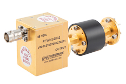 PEWNS2002 - Precision Calibrated, Output Isolator WR-19 Waveguide Noise Source Module, Output ENR of 15 dB, +28 VDC, 40 GHz to 60 GHz