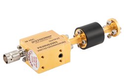 PEWNS2003 - Precision Calibrated, Output Isolator WR-15 Waveguide Noise Source Module, Output ENR of 15 dB, +28 VDC, 50 GHz to 75 GHz