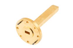 PEWPR022-7 - WR-22 Waveguide Probe Antenna Operating from 33 GHz to 50 GHz, 6.5 dBi Nominal Gain, UG-383/U Flange