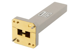 PEWRD650TR1000 - 1 Watt Low Power WRD-650 Waveguide Load 6.5 GHz to 18 GHz, Brass