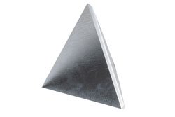 PEWRL0006 - 8 inch Edge Length, Trihedral Corner Reflector, 1/4-20 Threaded Hole Mount, Aluminum Body