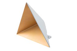 PEWRL0800 - 8 inches Edge Length, Trihedral Corner Reflector, Gray