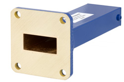 PEWTR1006 - 4 Watts Low Power Commercial Grade WR-90 Waveguide Load 8.2 GHz to 12.4 GHz, Bronze