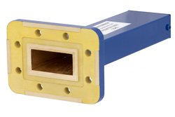 PEWTR1009 - 5 Watts Low Power Commercial Grade WR-112 Waveguide Load 7.05 GHz to 10 GHz, Bronze