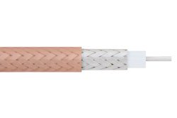 RG178B/U-BULK - Flexible RG178 Coax Cable Single Shielded with Tan FEP Jacket