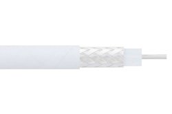 RG188A/U - Flexible RG188 Coax Cable Single Shielded with White PTFE Jacket