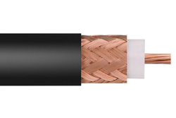 RG213/U - Flexible RG213 Coax Cable Single Shielded with Black PVC Jacket