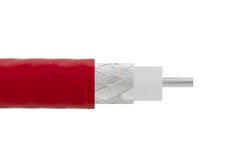RG303HV-BULK - 40kV Flexible RG303 High Voltage Coax Cable Single Shielded with Red PUR Jacket