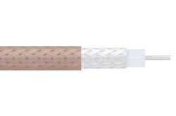 RG316/U-BULK - Flexible RG316 Coax Cable Single Shielded with Tan FEP Jacket