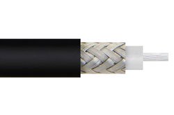 RG58C/U-BULK - Flexible RG58 Coax Cable Single Shielded with Black PVC (NC) Jacket