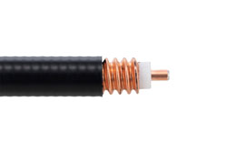 SPO-500-BULK - Low Loss SPO-500 Rated Corrugated Coax Cable with Black PE Jacket Superflexible Outdoor Rated