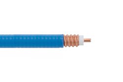 SPP-375-LLPL - Low Loss SPP-375-LLPL Plenum Rated Corrugated Coax Cable with Blue FEP Jacket Superflexible