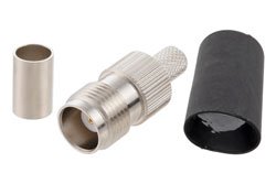 SZ-240-TF - TNC Female Connector Crimp/Non-Solder Contact Attachment for LMR-240, PE-C240, RG8X