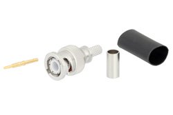 TC-200-BM-X - BNC Male Connector Crimp/Solder Attachment for LMR-200, PE-C200