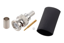 TC-240-BM-X - BNC Male Connector Crimp/Solder Attachment for LMR-240, PE-C240