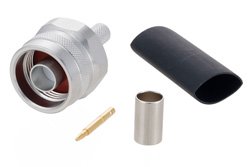 TC-240-NMH-X - N Male Connector Crimp/Solder Attachment for LMR-240, PE-C240