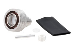 TC-250-4310MS-LP - 4.3-10 Male Low PIM Snap-On Connector Solder Attachment for SPP-250-LLPL, SPF-250, SPO-250, 1/4" Superflexible, PE-1/4SFHC