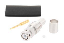 TC-400-BM-X - BNC Male Connector Crimp/Solder Attachment for LMR-400, PE-C400