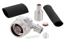 TC-402-NM-RA-LP - N Male Right Angle Low PIM Connector Solder Attachment for TFT-5G-402