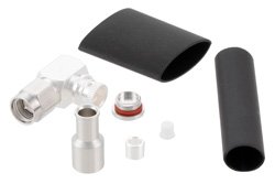 TC-402-SM-RA-LP - SMA Male Right Angle Low PIM Connector Solder Attachment for TFT-402, TFT-402-LF