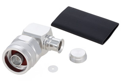 TC-SPO250-NM-RA-LP - N Male Right Angle Low PIM Connector Solder Attachment for SPO-250, SPF-250