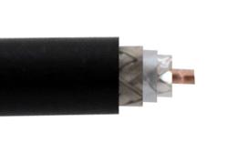 TCOM-195-FR - Low PIM Flexible TCOM-195-FR Fire Rated Coax Cable Triple Shielded with Black FRPE Jacket