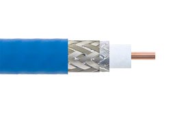 TFT-5G-402 - Low PIM Flexible TFT-5G-402 Coax Cable Double Shielded with Blue FEP Jacket