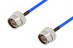N Male to N Male Cable Using PE-141FLEX Coax, RoHS