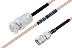 MIL-DTL-17 BNC Male to SMA Male Cable Using M17/113-RG316 Coax