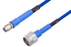 PE-TC195 Series Phase Stable Test Cable SMA Male to N Male to 18 GHz  ,RoHS