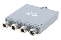4-Way 6 GHz N Power Divider
