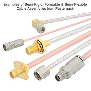 semi-rigid cable assemblies from Pasternack