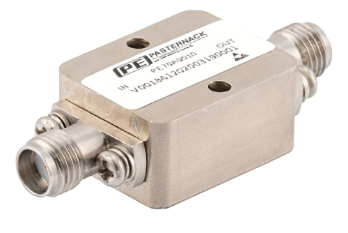 Positive Slope Equalizer, 6 GHz to 18 GHz, 2 dB Fixed Equalizing Value, 1.5 dB Loss, Max Pin +30 dBm, Field Replaceable SMA